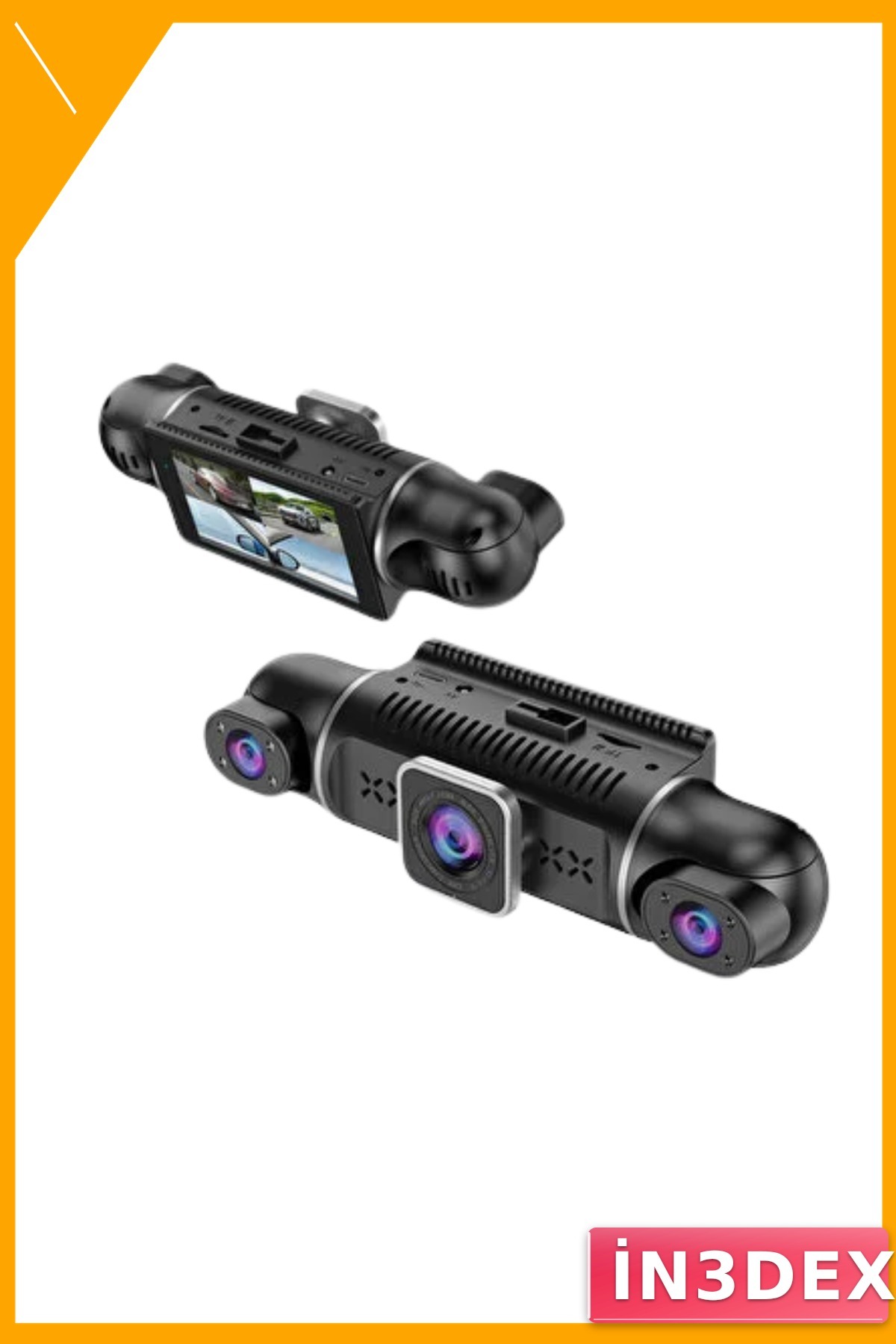 Araç İçi Kamera 1080P Full HD 170 Derece Geniş Açı WiFi Gece Görüş