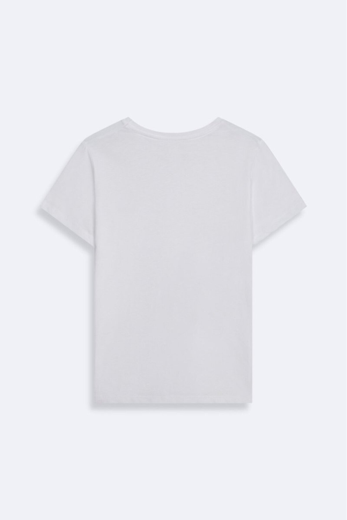 Ltb Basic Minimal Yazı Beyaz T-shırt görsel 2