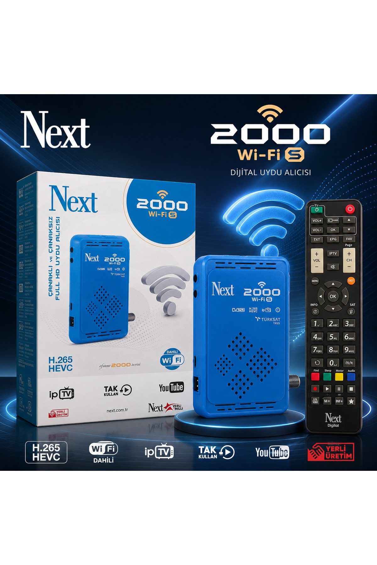 Next Nextstar NEXT 2000 Wifi S Çanaklı-Çanaksız DAHİLİ Wi-Fi Full