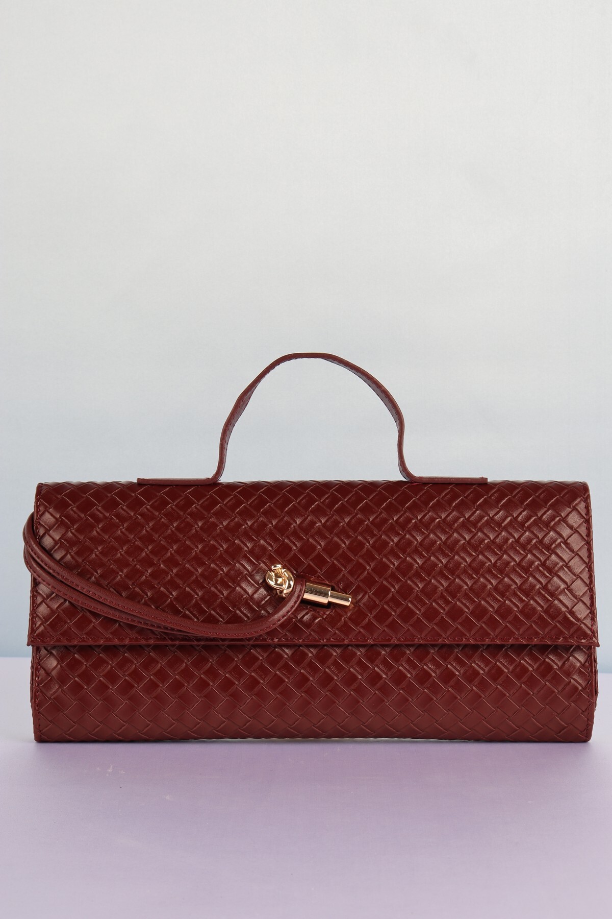 weem bag Elysara EB0427 | ÖRGÜ KİLİTLİ ŞIK PORTFÖY ÇANTA görsel 2