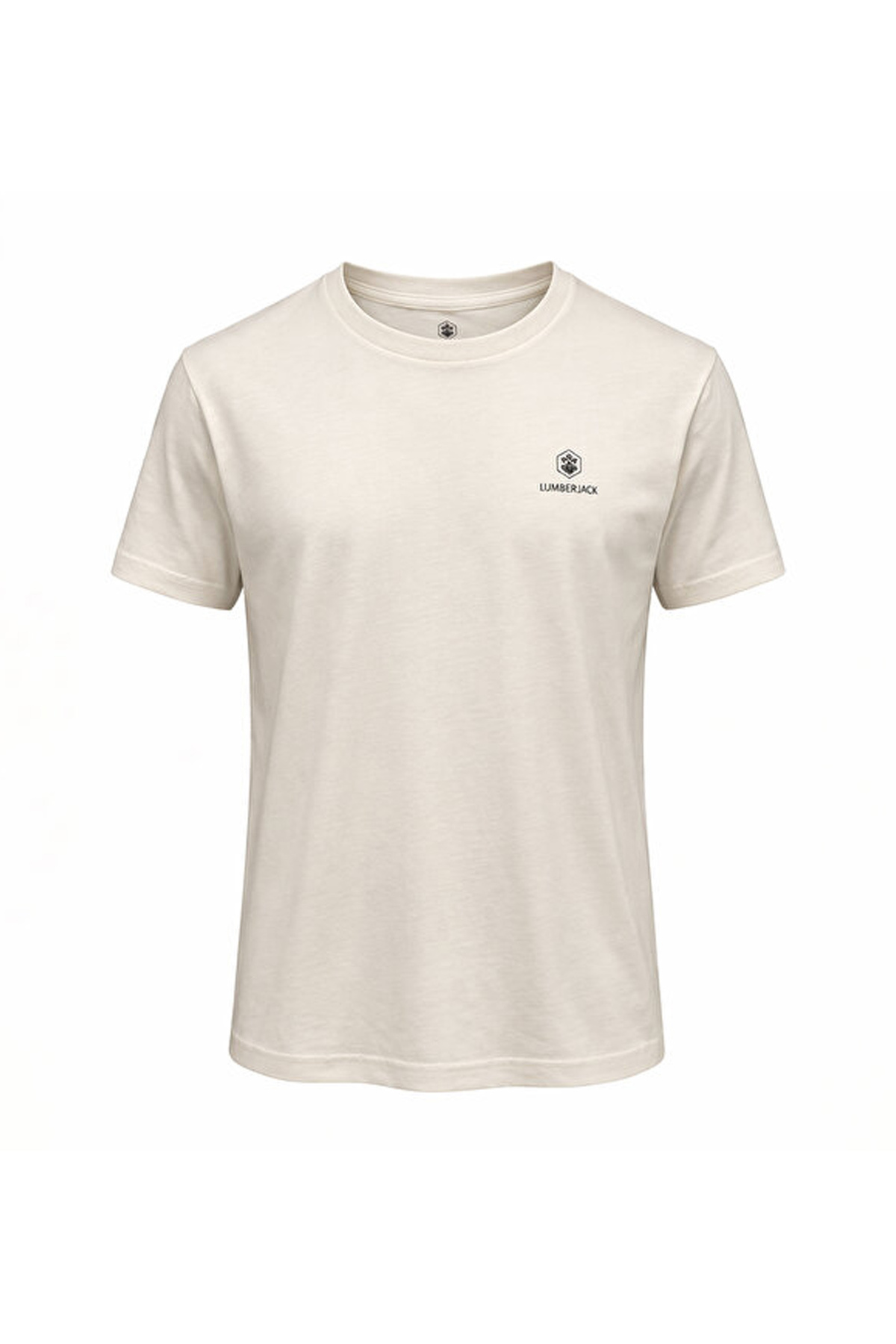 lumberjack 102064379 6M,MB CT10 Siyah O Regular Fit Düz Erkek T-Shirt görsel 3