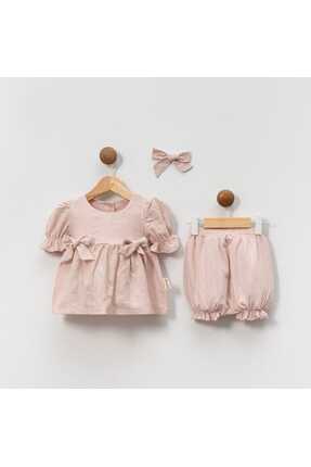 Moonic Kids Kız Bebekler İçin Fiyonklu Külotlu Elbise