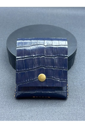 OAKCO LEATHER LACİVERT DERİ CÜZDAN WİLD LOCK