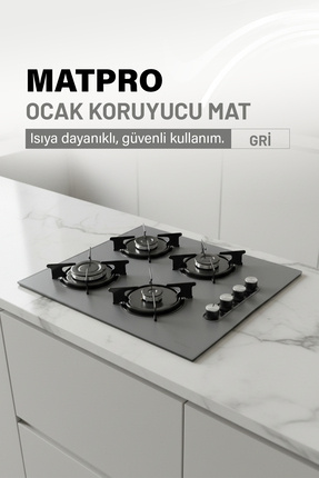 MATPRO KUMTEL SET ÜSTÜ OCAK KORUYUCU SİLİKON MAT