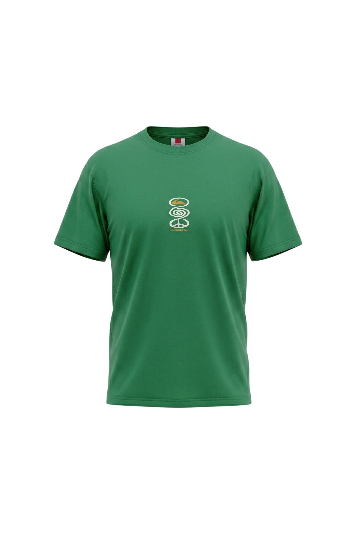 Quiksilver Erkek Yeşil Harmony Spiral Tshirt Eqyzt08304-gnz0