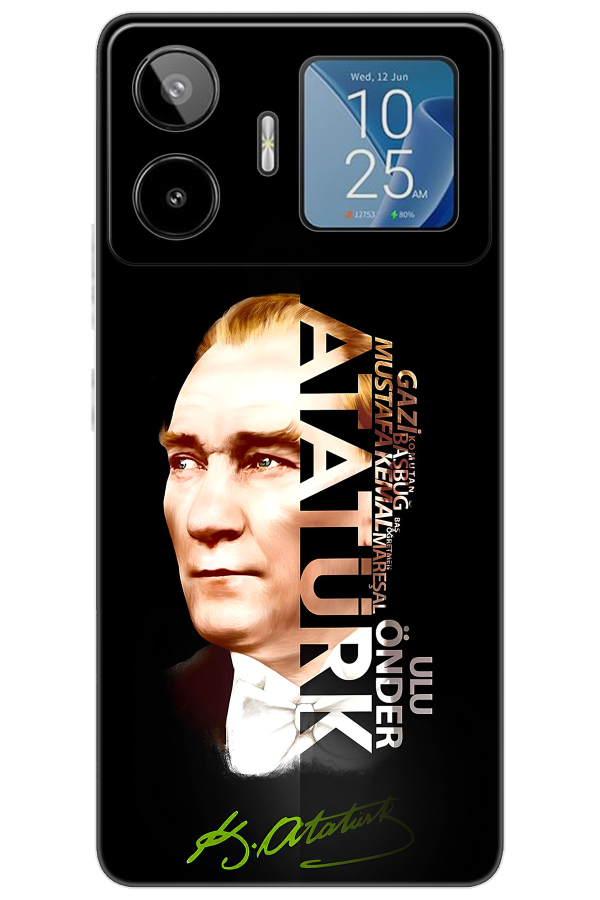 GM 26 PRO 5G (G903) Compatible Sheath Pattern Printed Silicone Ataturk NGO:681 CP-iJB0sEY