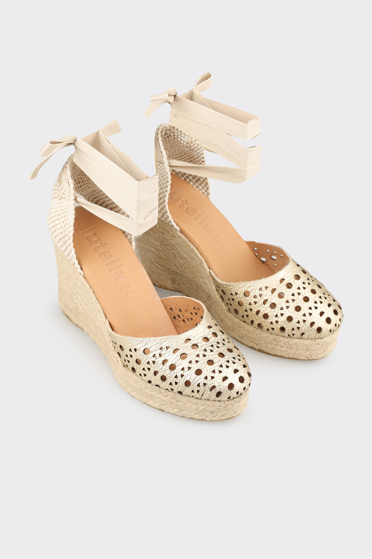Elle Shoes Gold Kadın Dolgu Topuk Ayakkabı görsel 2
