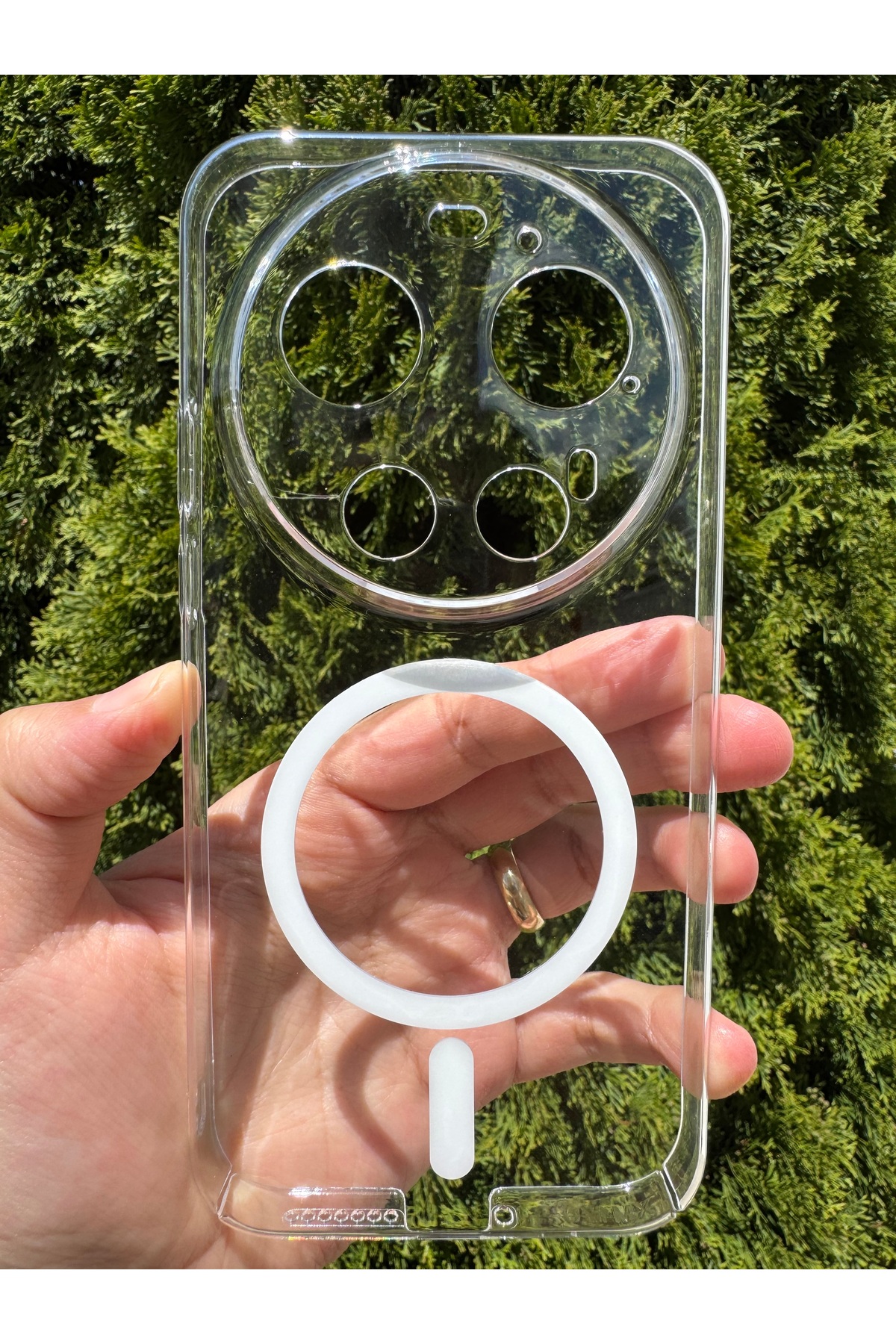 Mi 17 Ultra Uyumlu Kılıf İnce Sert Sararmaz Magsafe Kamera Korumalı Koruyucu Dayanıklı Arka Kapak