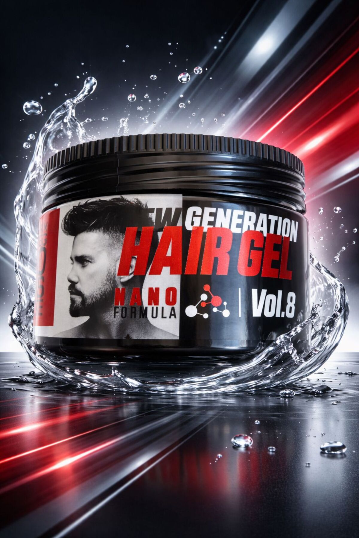 Fix Egoiste NATURAL EFFECT ,HAIR GEL MEGA STRONG / SAÇ JÖLESİ 250ML — 7096