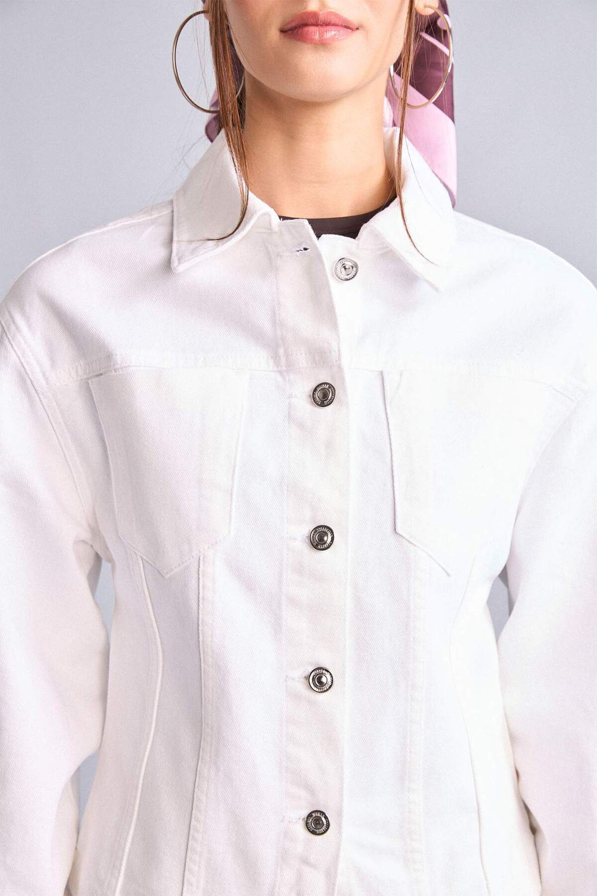 Defacto  Regular Fıt Gabardin Ceket H7632AX26SM - Görsel 4
