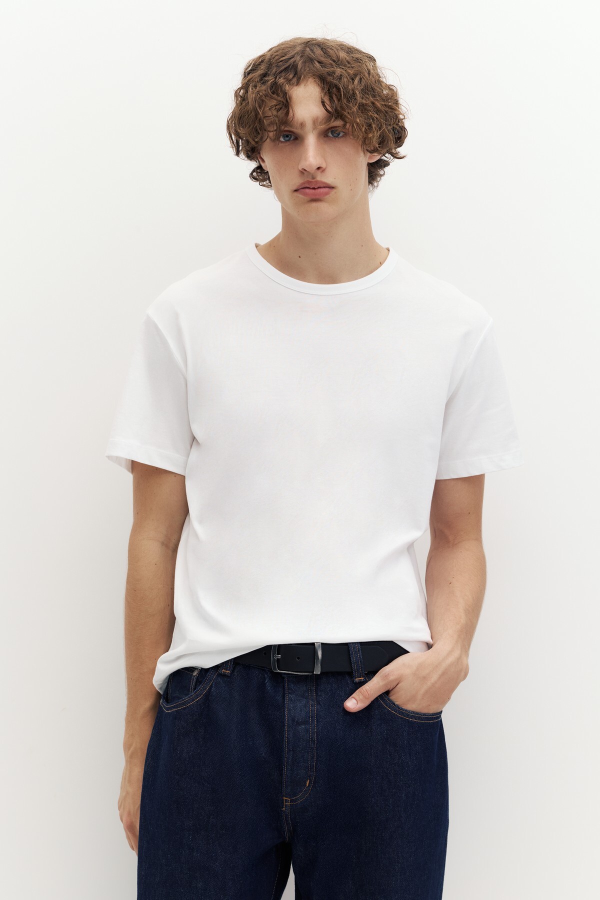 1_org_zoom تیشرت Pull & Bear ساده اسلیم فیت اورجینال - تصویر 1