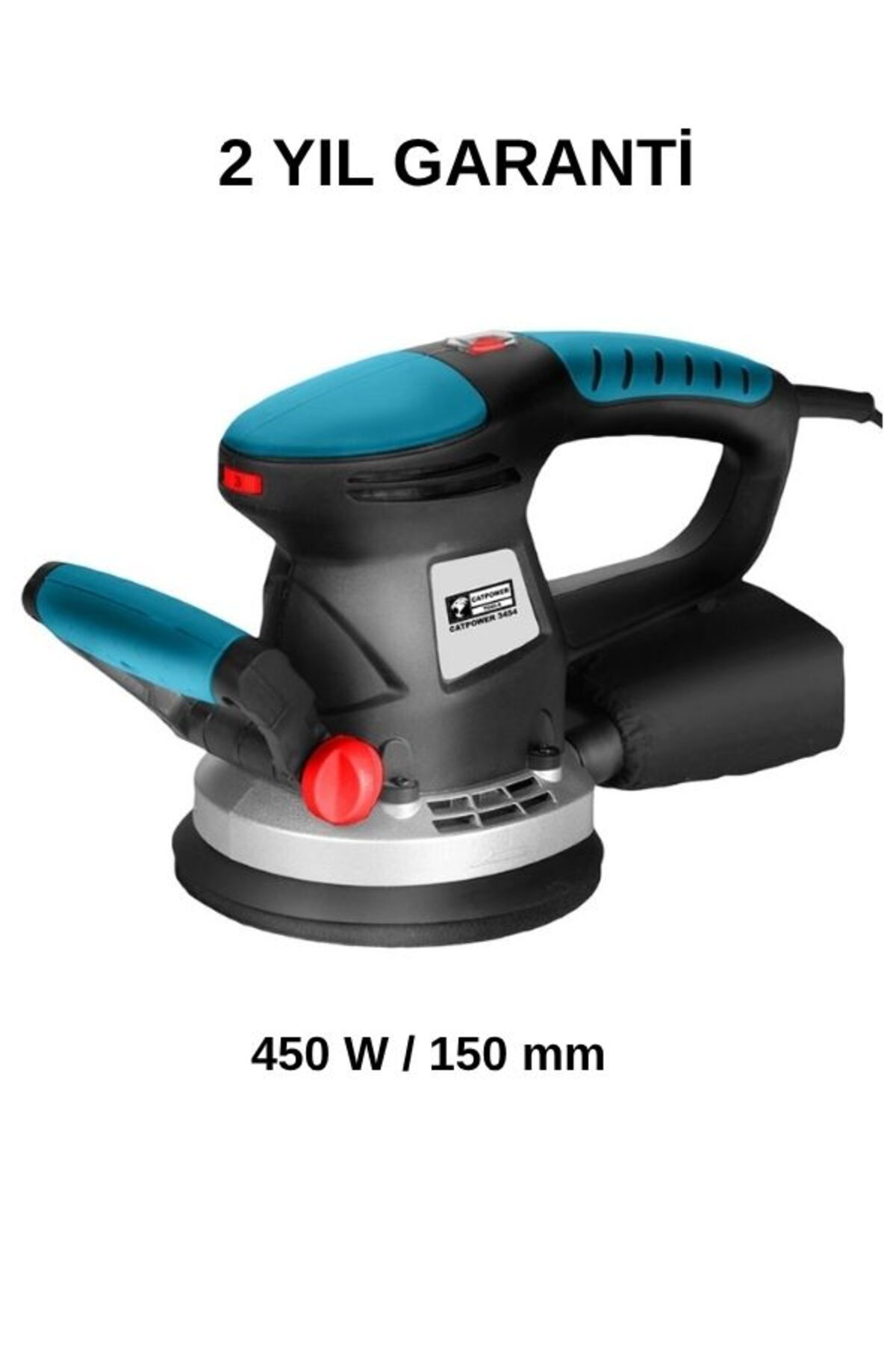 CATPOWER EL ALETLERİ CatPower 3454 Titreşimli Orbital Zımpara 450W