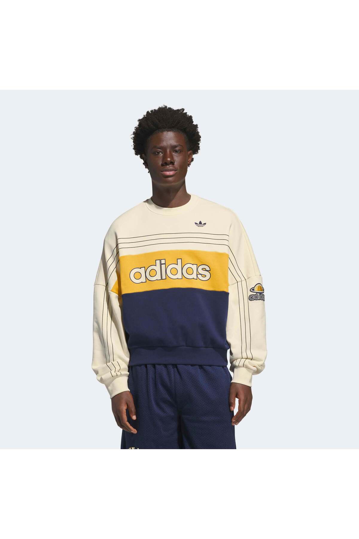 adidas Varsity Crew Unisex Yetişkin Spor Sweatshirt KS8191