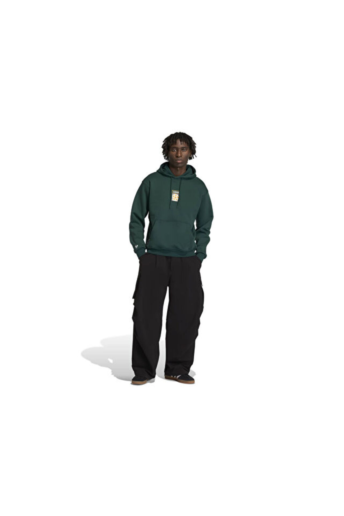 adidas Flag Gfx Hd Erkek Günlük Sweatshirts KD1436 Yeşil görsel 6