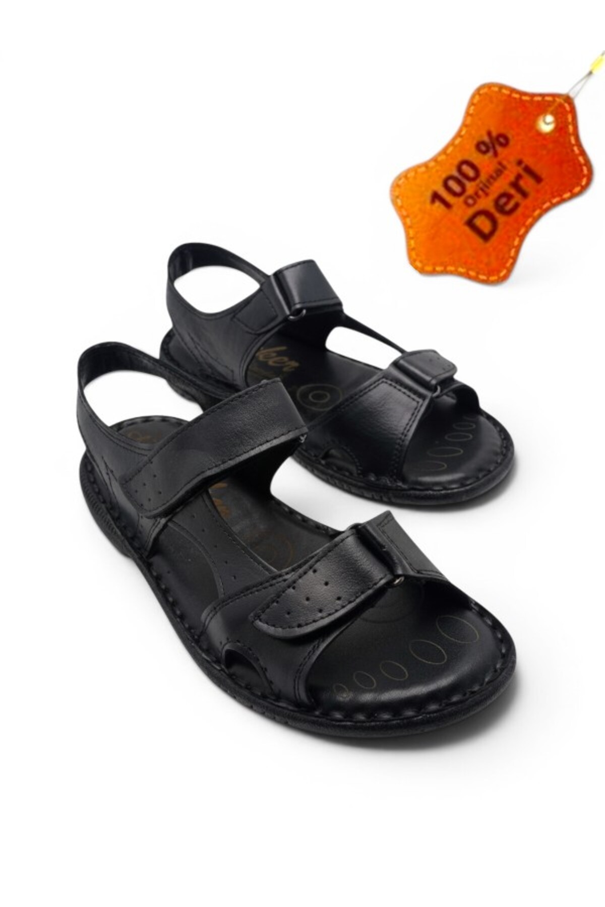 MAGIC SHOES Hakiki Deri Ortopedik Erkek Sandalet