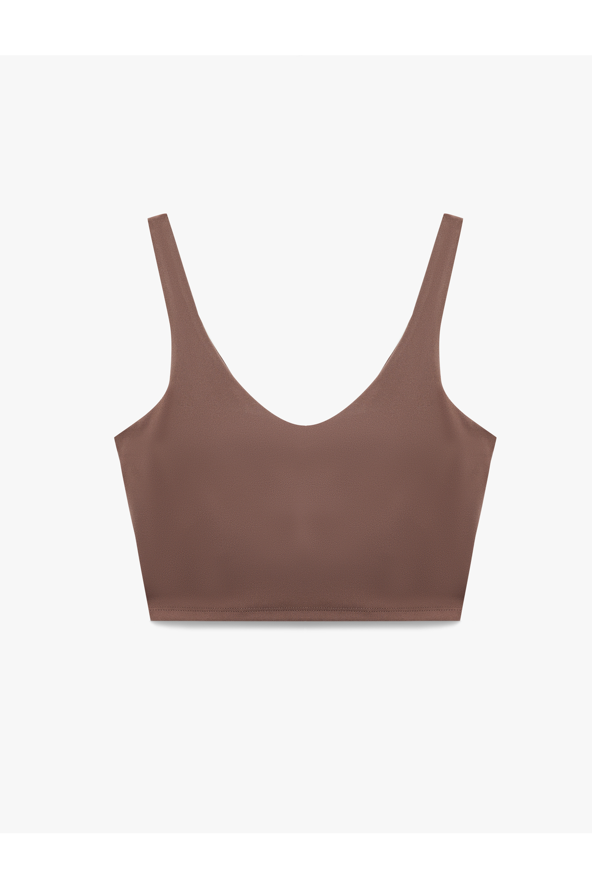 Koton Kolsuz V Yaka Kaplı Slim Fit Sporcu Sütyeni görsel 5