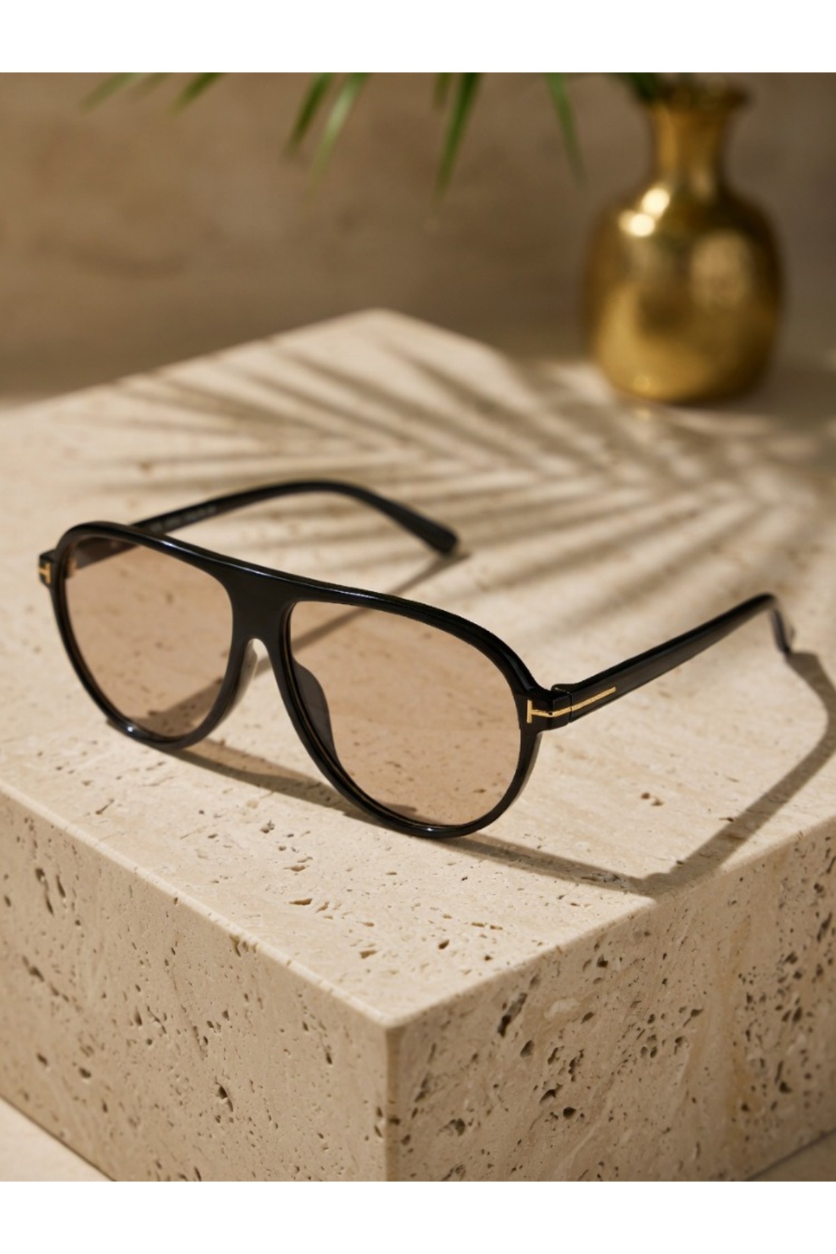 Koi Eyewear Siyah Çerçeve Nude Cam Pilot Mavi Işık Korumalı Gözlük görsel 4