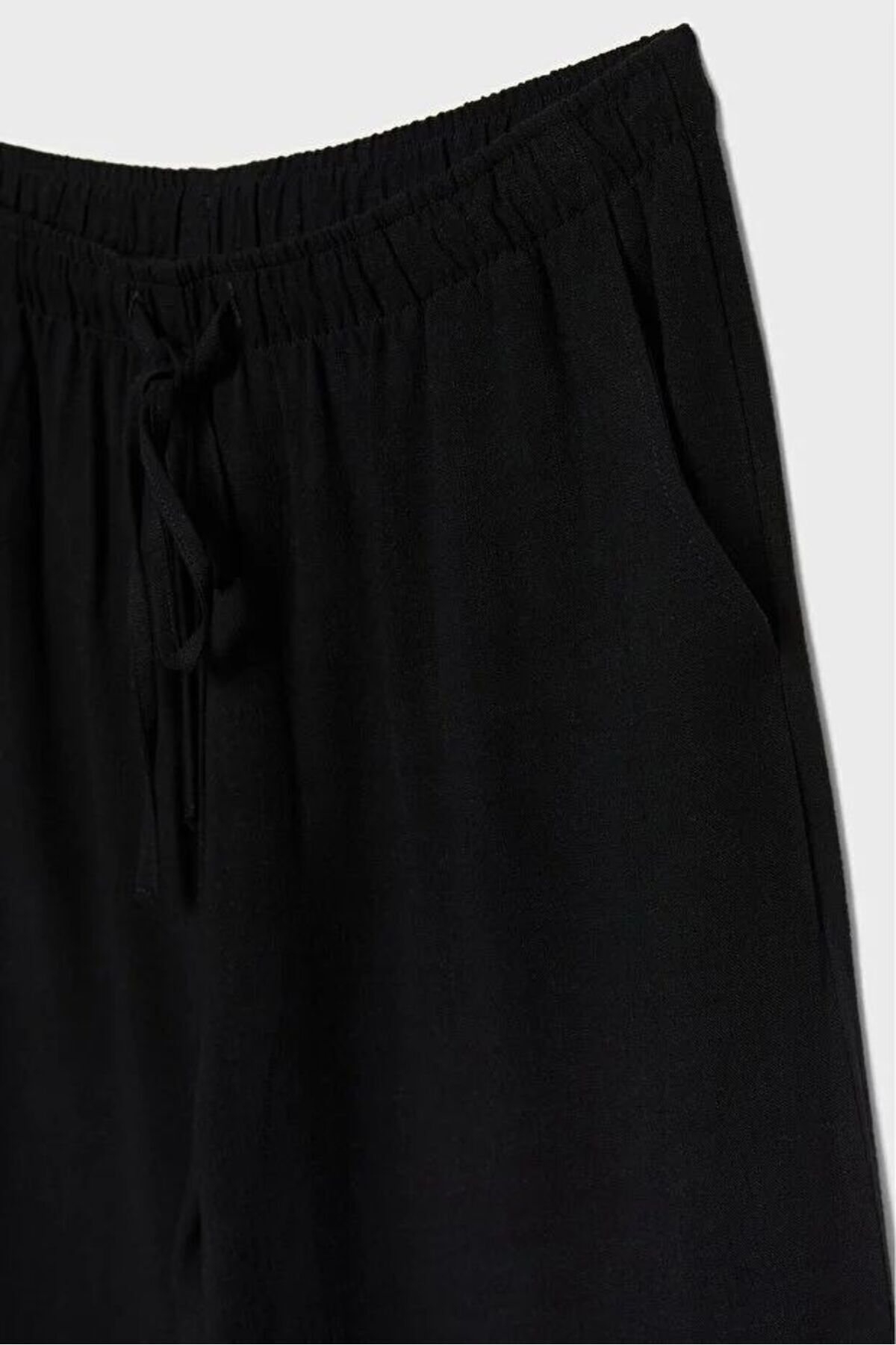 DOCE ELEGANTE Keten Karışımlı Bol Kesim Pantolon görsel 6