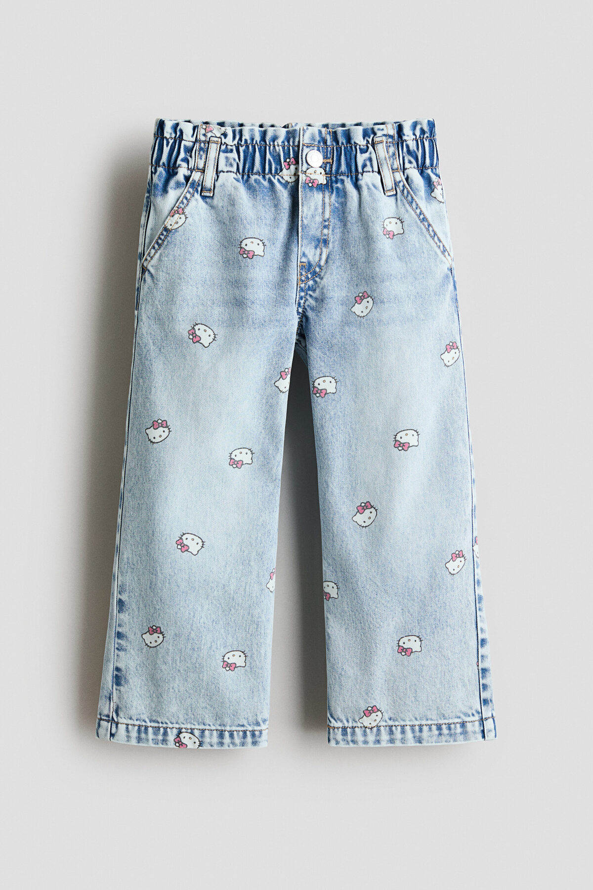 شلوار جین طرح‌دار و دمپا گشاد اچ اند ام شلوار جین H&M