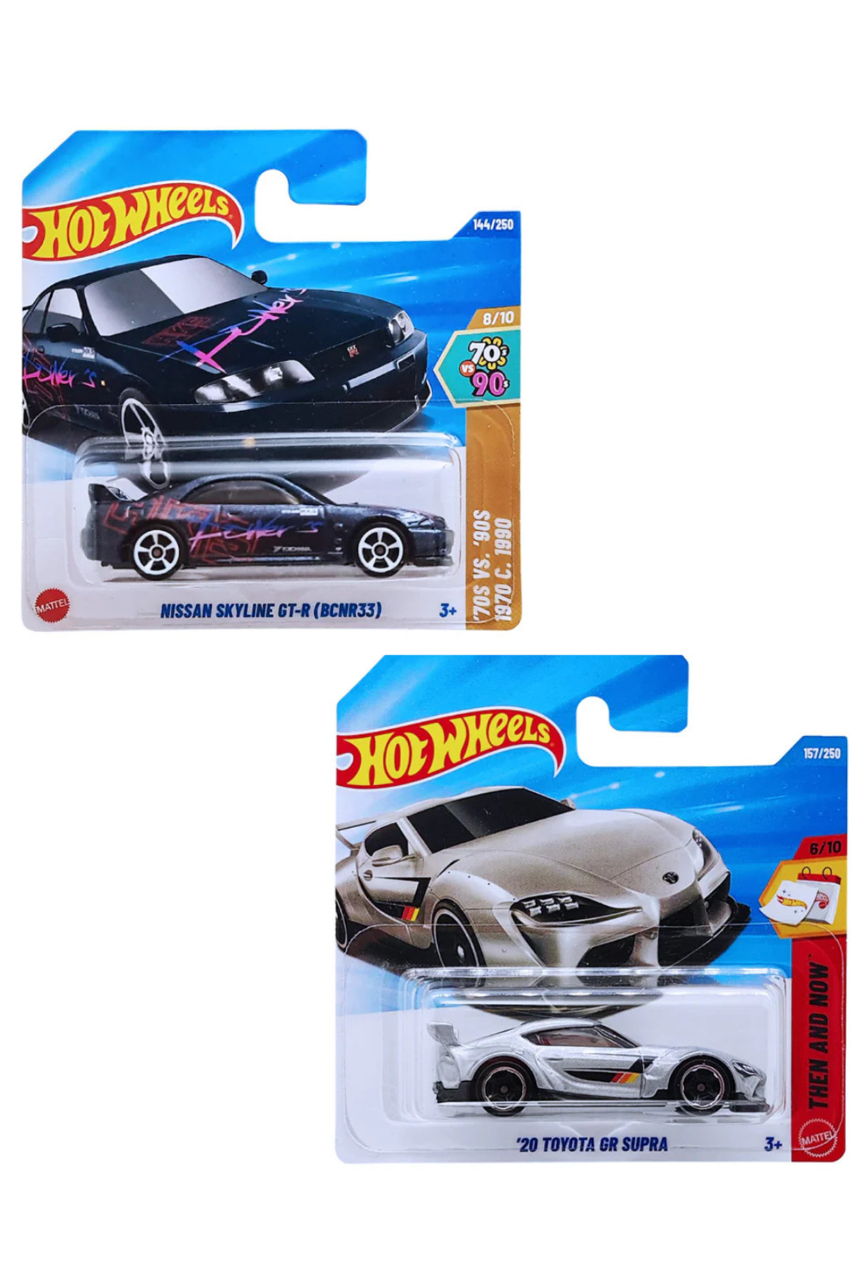 HOT WHEELS 20 Toyota GR Supra - Nissan Skyline GT-R (BCNR33) - Fiyatı