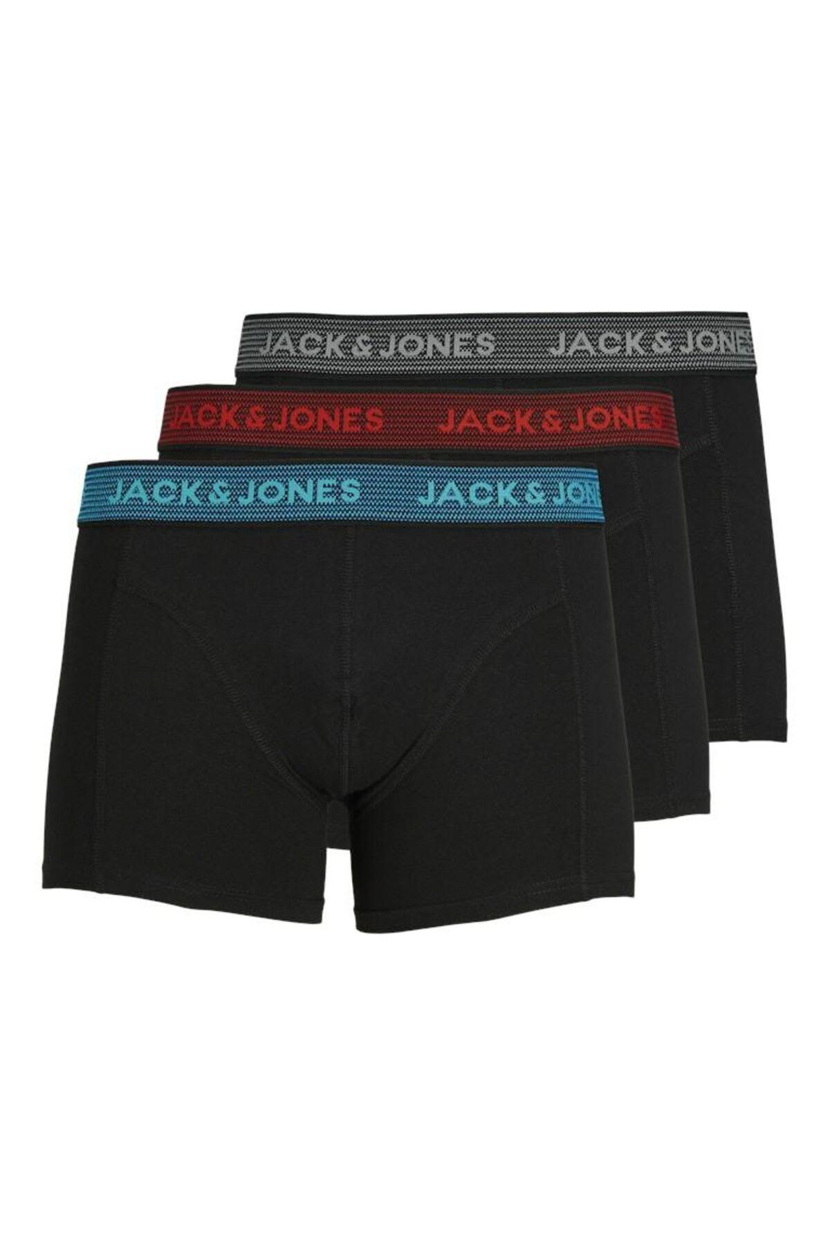 شلوارک مردانه جک جونز مدل 3 بسته 12127816 جک اند جونز باکسر Jack & Jones