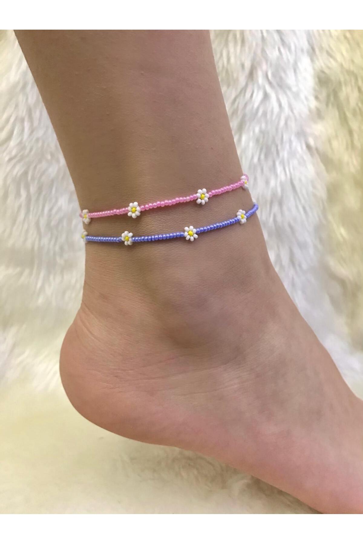 Daisy Anklets 2 Pieces