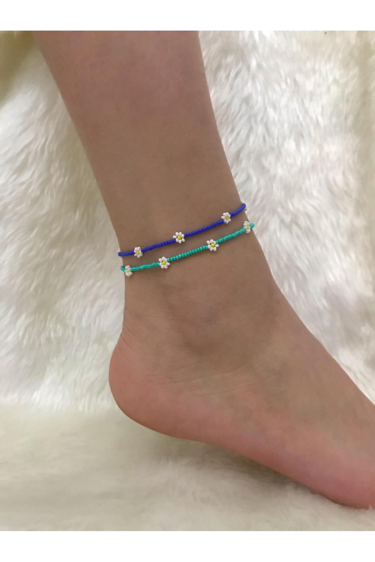 Daisy Anklets 2 Pieces