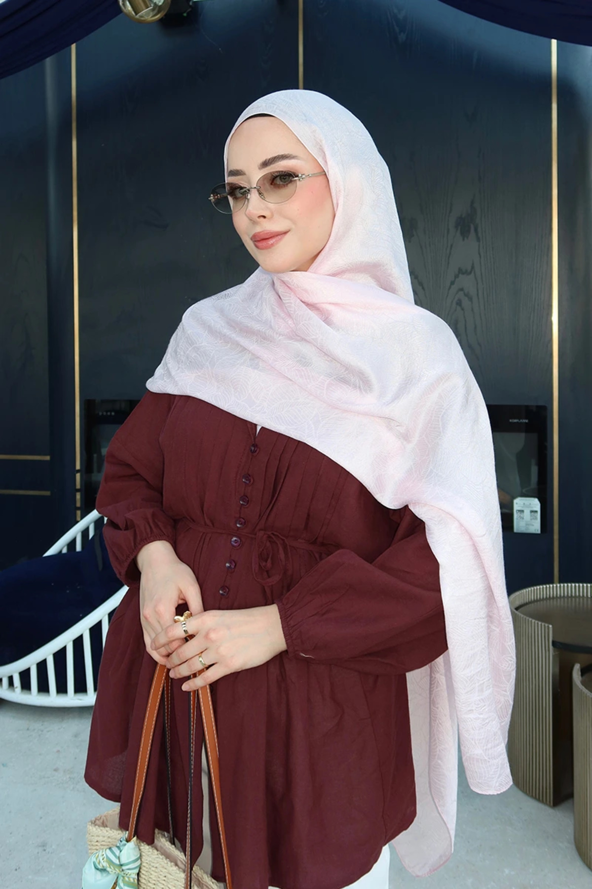 شال یپراک جاکار پریمیوم گلو - صورتی