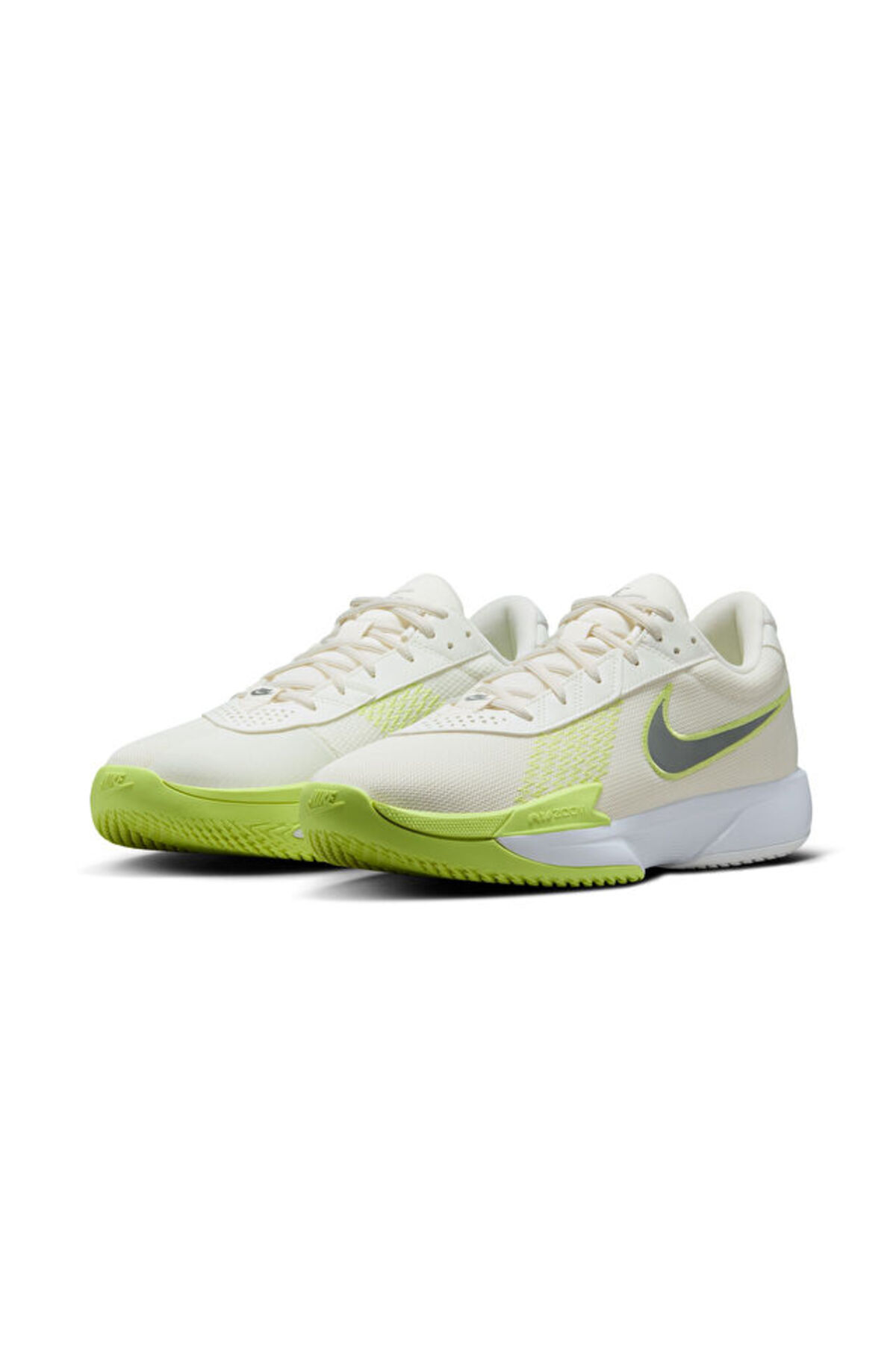 G.T. Cut Academy Air Zoom Basketbol ve Günlük Spor Ayakkabı Kırık Beyaz / Limon Sarısı / Gri - Sail / Light Lemon Twist / White / Smoke Grey — رنگارنگ LEORAAIR004 — تصویر 3 از 8