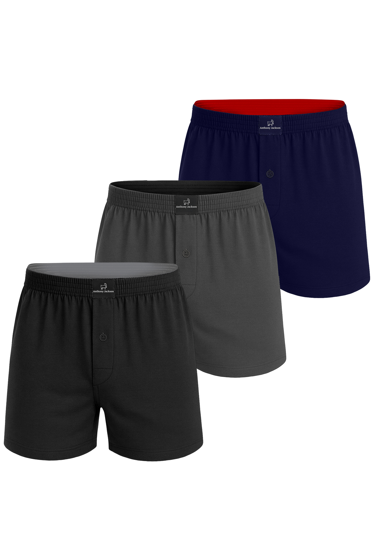 100% Cotton 3-Piece Box Premium Towel Waist Men's Boxer Domenico