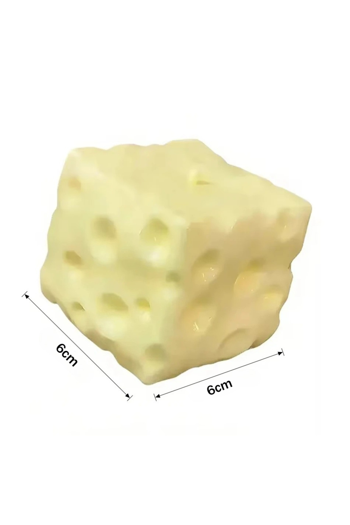 Choice 6cm-cheese 1pc Pinching and Relaxing Slow Rebound Kneading Toy Vaseline Butter Cheese Cheese Pressin
