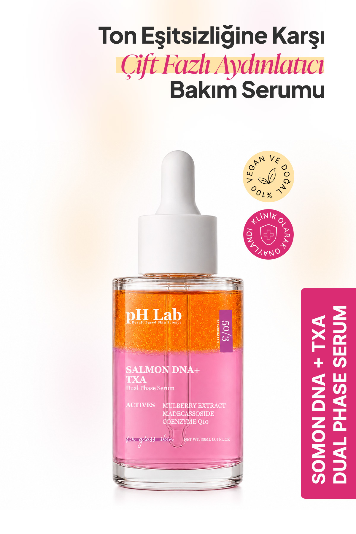 Ph Lab pHLab Toning Booster Anti Aging Bi Pasic Facial Serum - Salmon DNA + TXA Serum — PHTBS-01