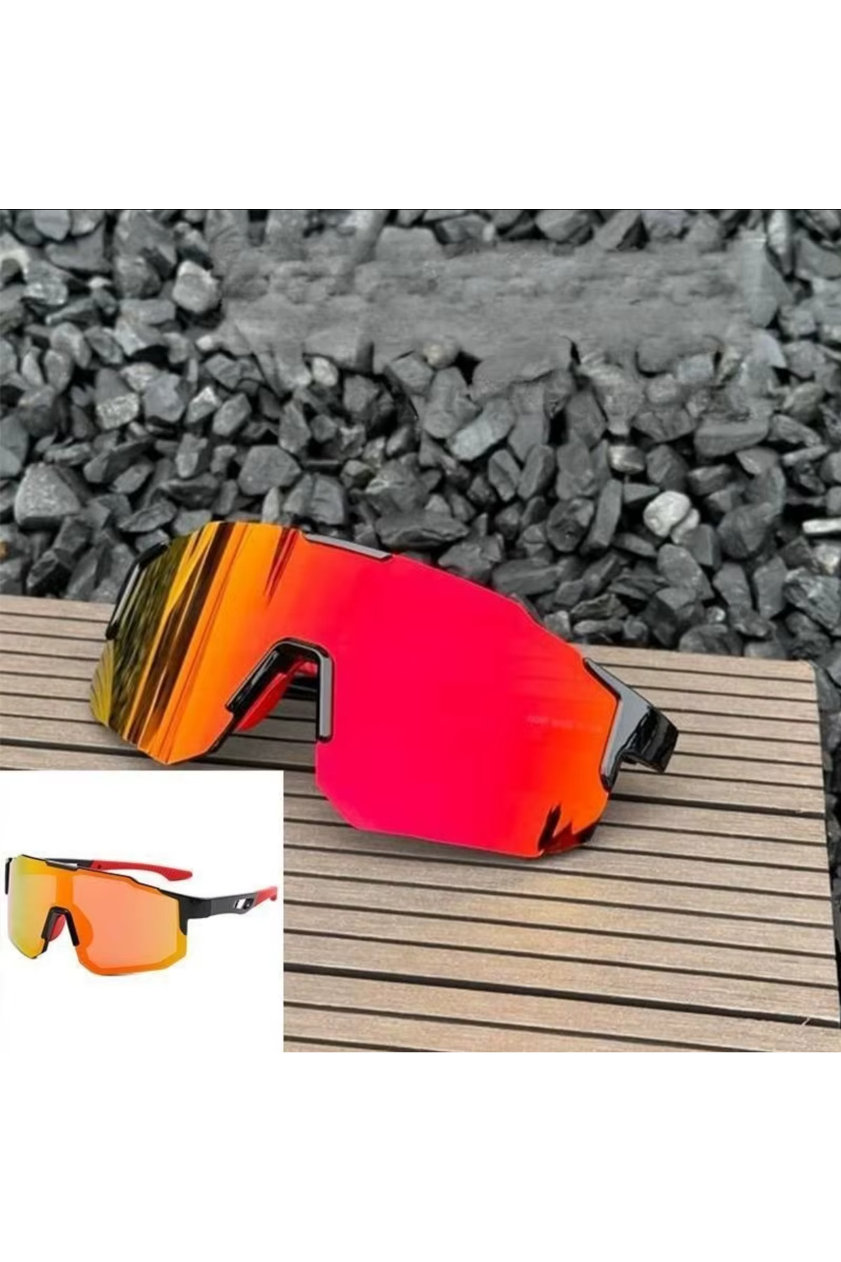 UV400 Spor Güneş Gözlüğü | Bisiklet, Koşu, Triatlon | Unisex