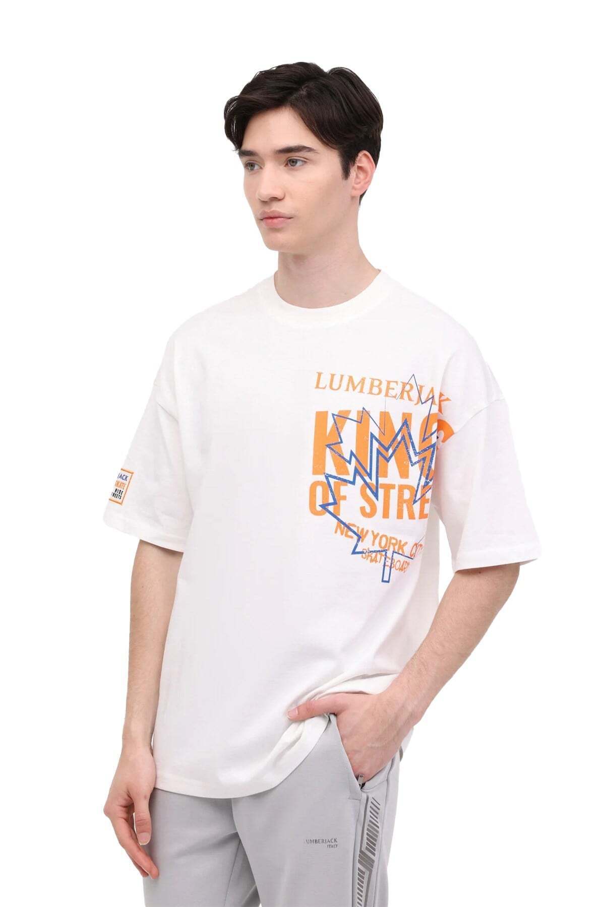 تیشرتمردانهlumberjackرنگارنگ