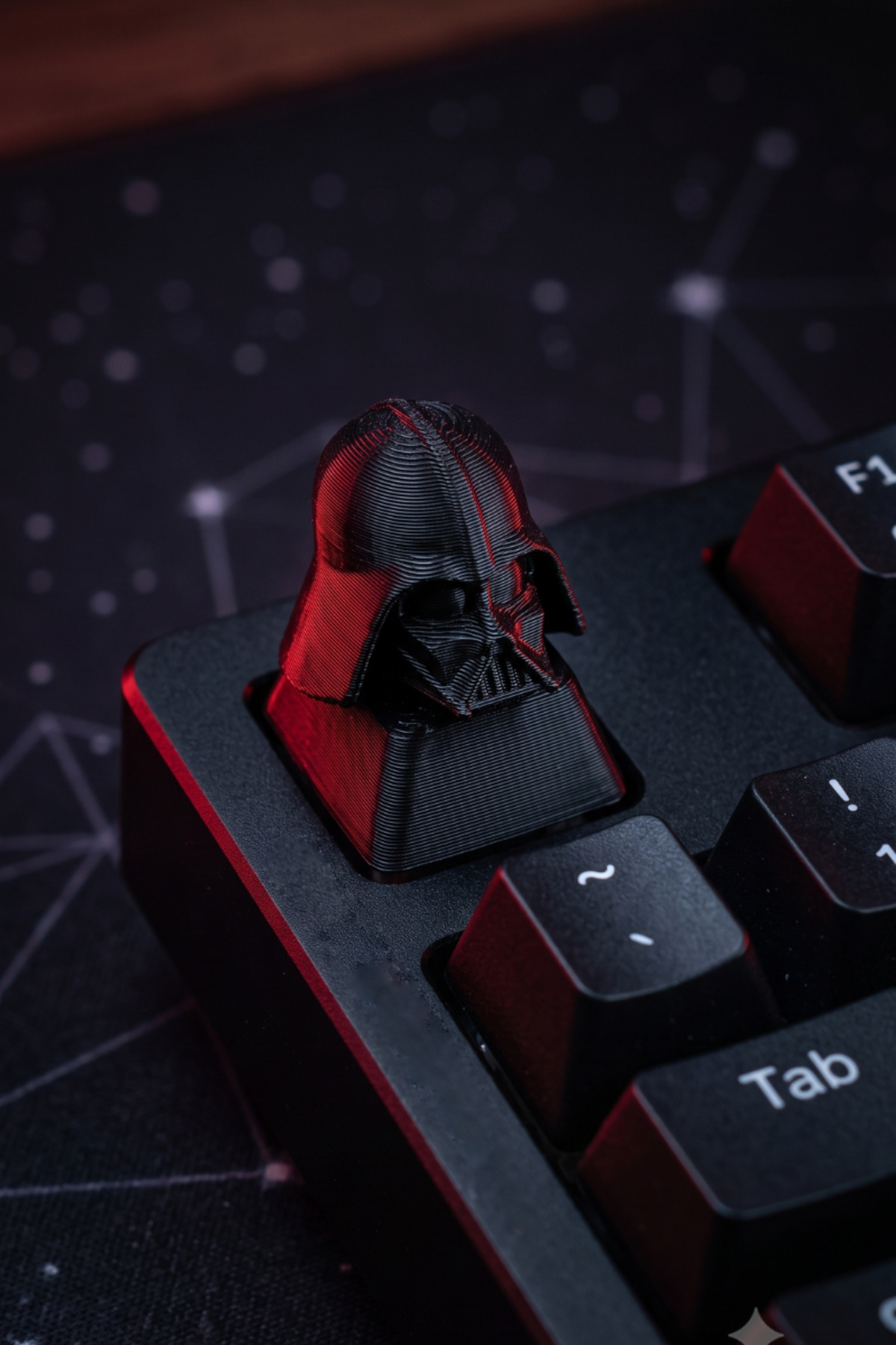 Özel Tasarım Siyah Figürlü Mekanik Klavye Tuşu Keycap