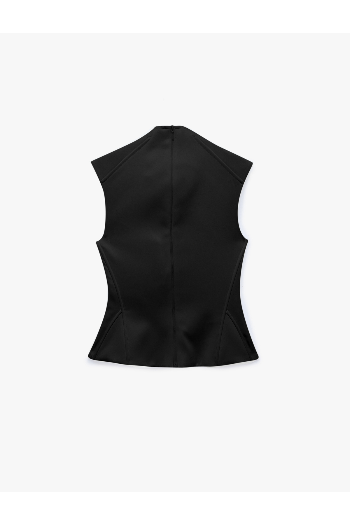 Koton Slim Fit Kolsuz Pencere Detaylı Kalp Yaka Bağcıklı Saten Korse Büstiyer görsel 2