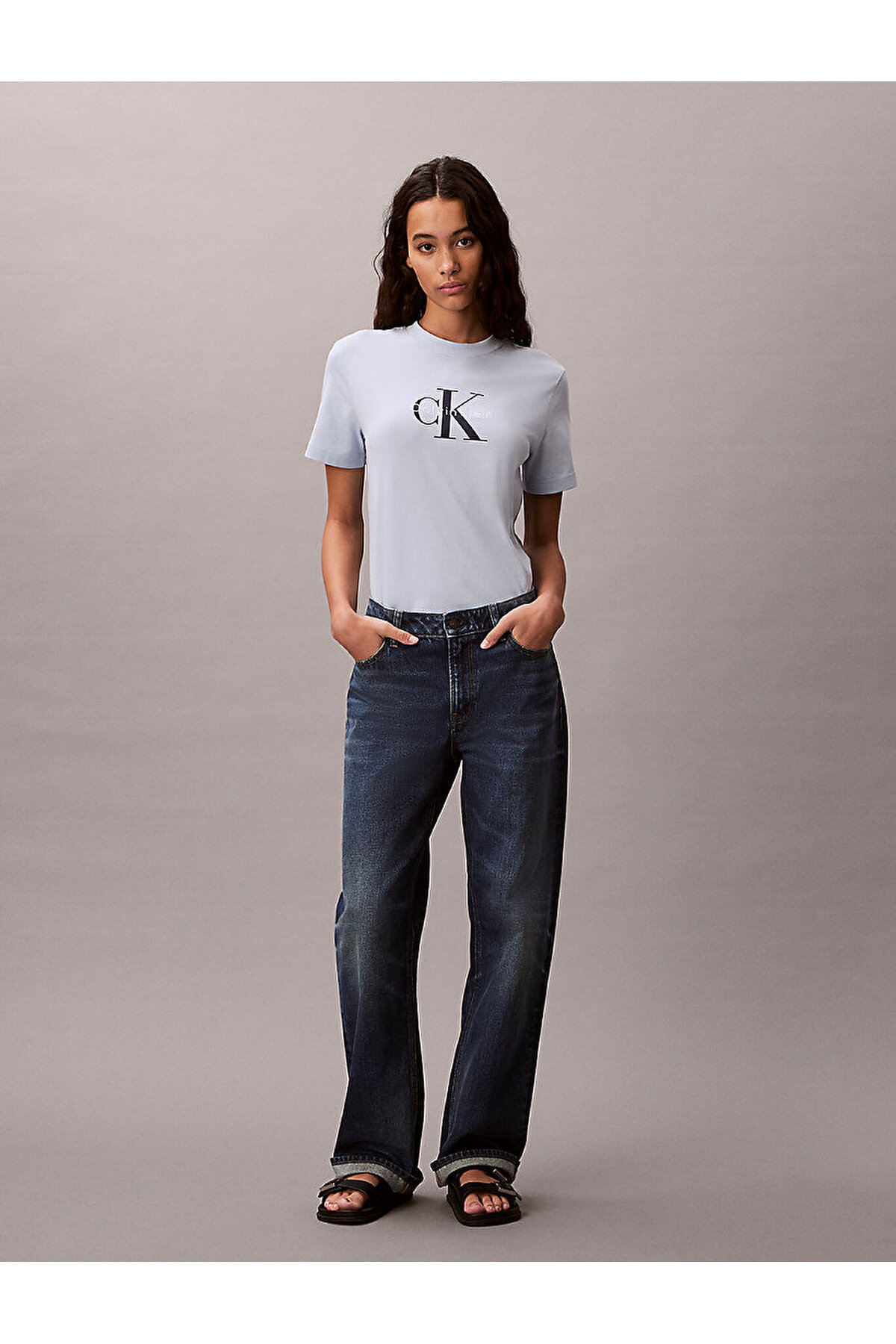 تیشرتزنانهCalvin Kleinآبی
