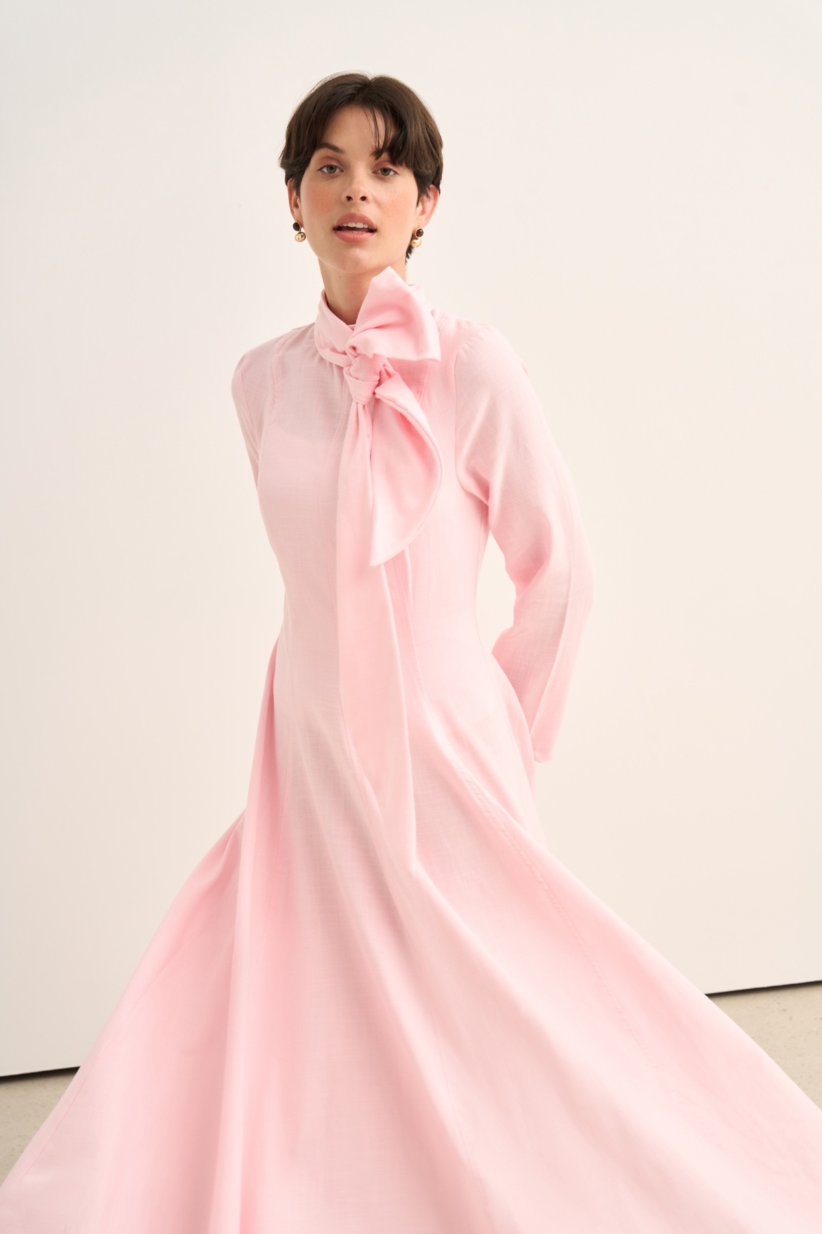 ebu prive Women's Elora Organic Cotton Dress Pink