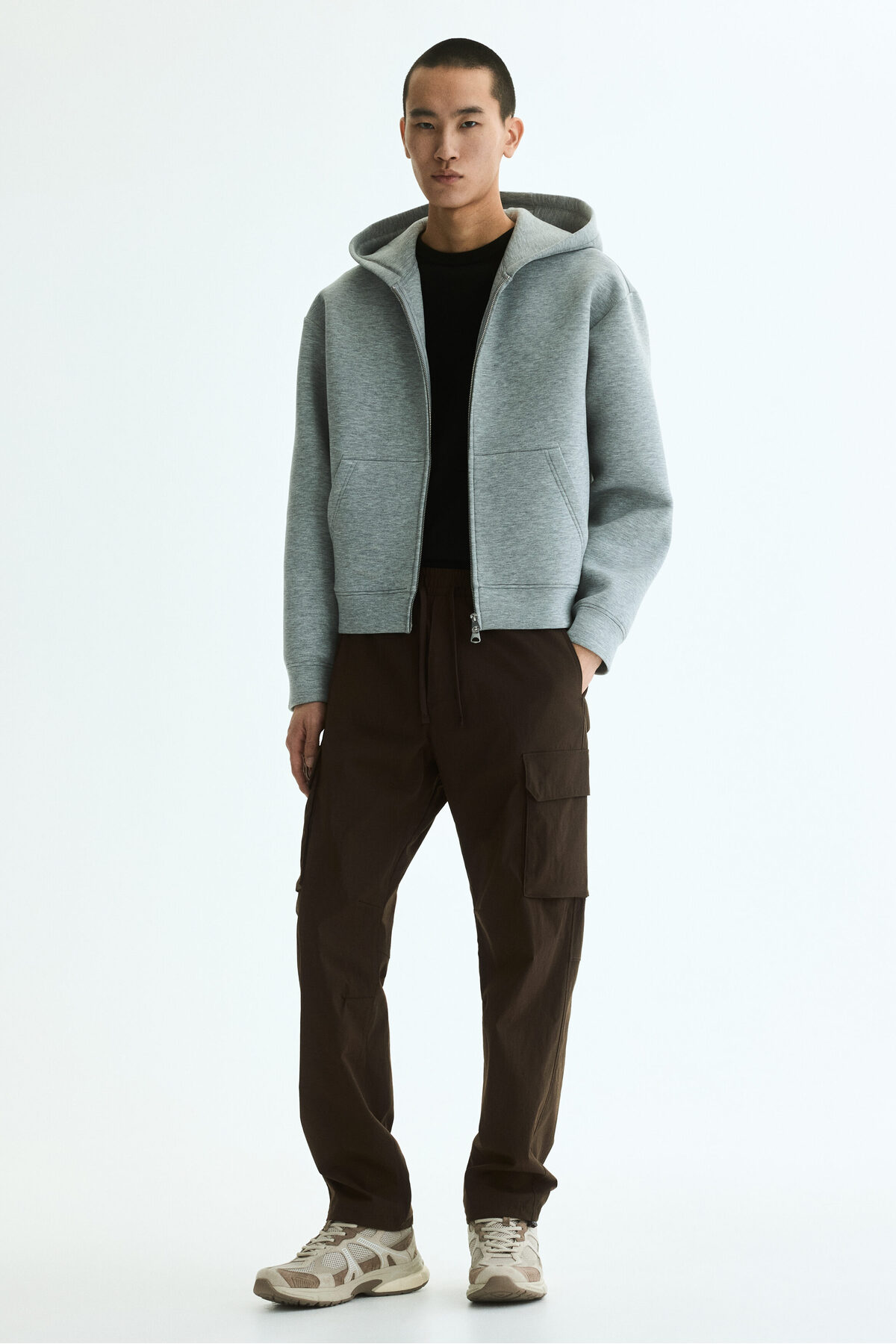 شلوار کارگو سایز معمولی اچ اند ام شلوار H&M