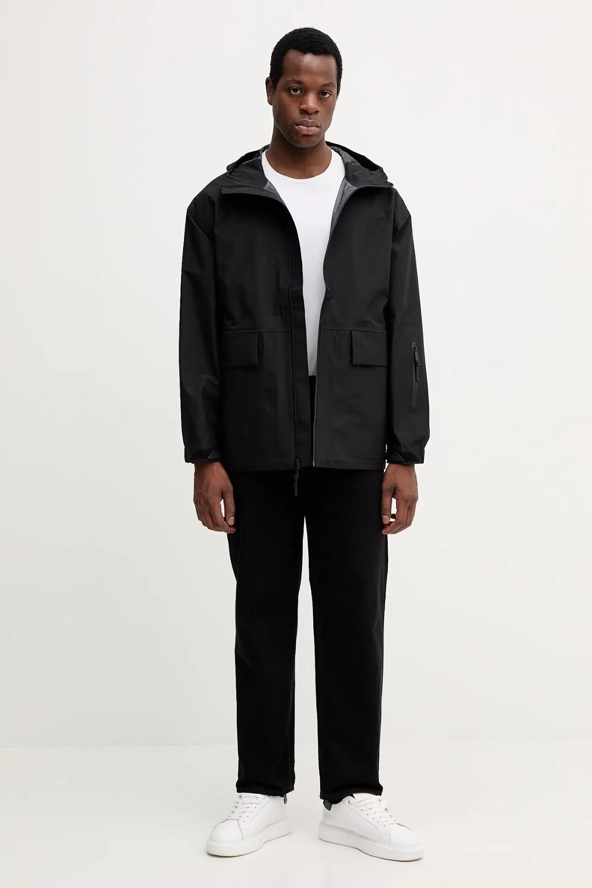 Calvin Klein Ck Lv04rc509g Ls Nylon Oxford Rlxd Sport Erkek Ceket görsel 3