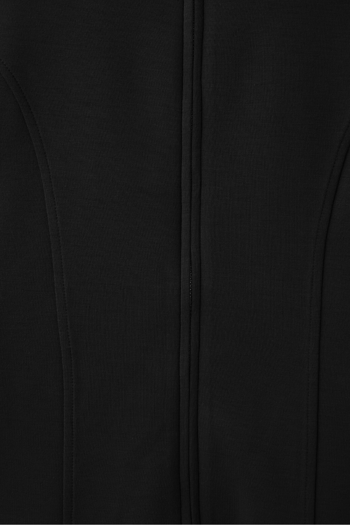 Stradivarius Yumuşak dokulu, fermuarlı, vücuda oturan sweatshirt görsel 8