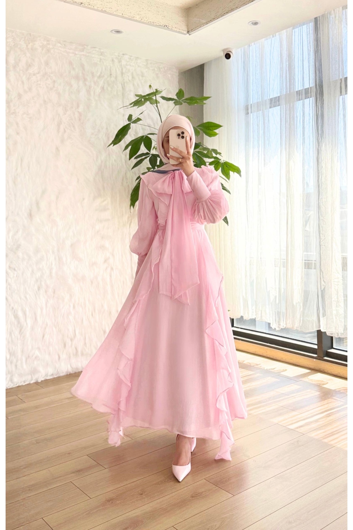 BELLASTORE Ruffle detailed dress