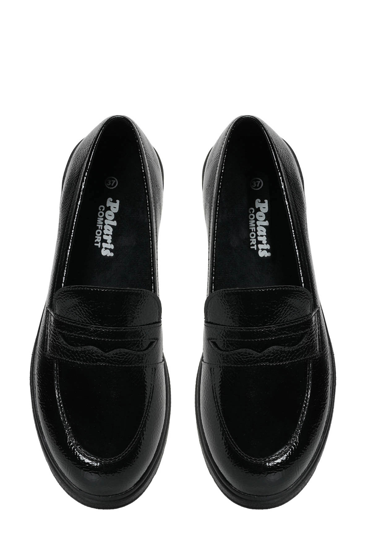 Polaris 167057.Z Siyah Kadın Loafer görsel 4