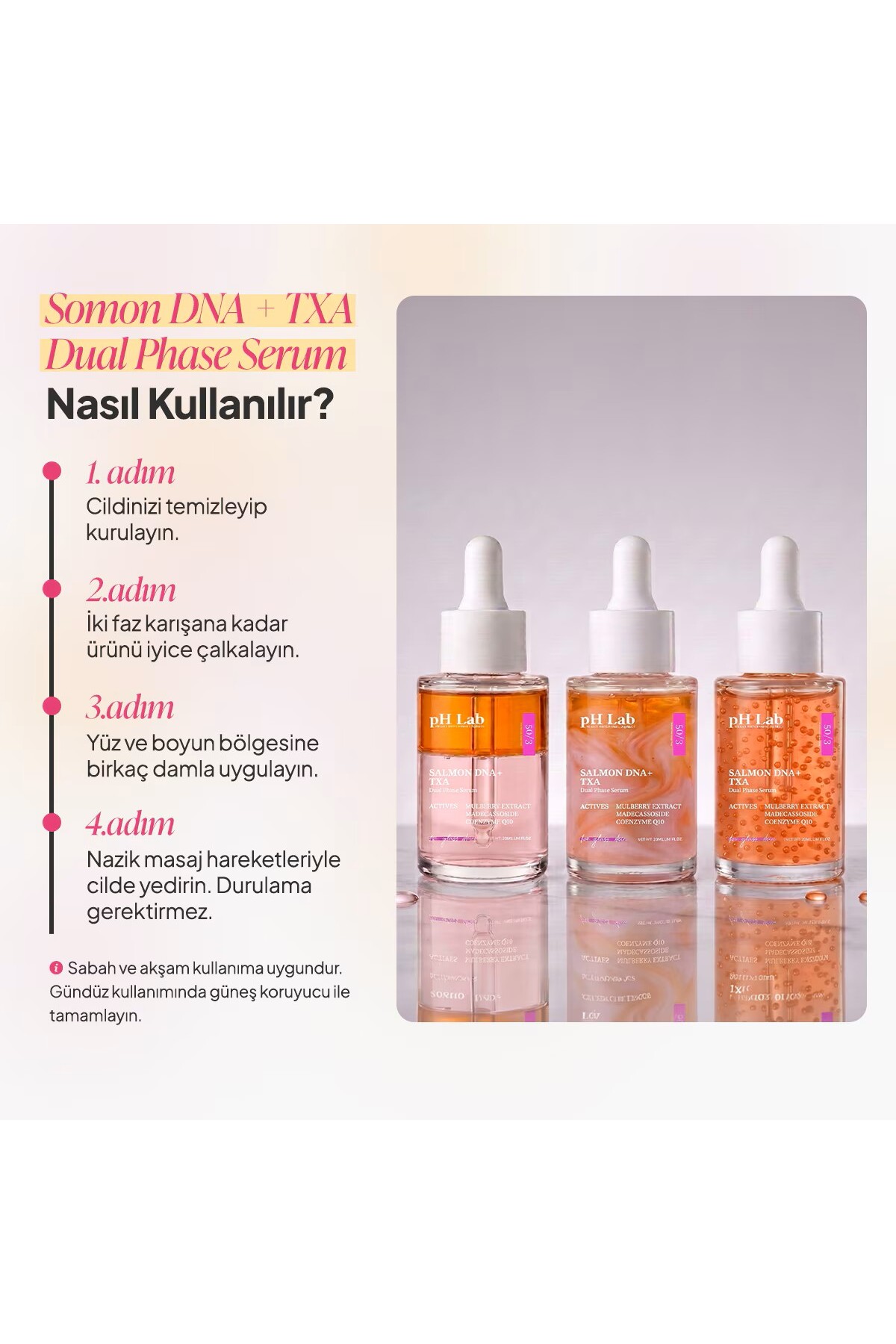 PhLab Somon DNA + TXA Yoğun Leke Bakım ve Cilt Tonu Eşitleyici Aydınlatıcı Serum 30 ml — MS1154124545445 — تصویر 5 از 5