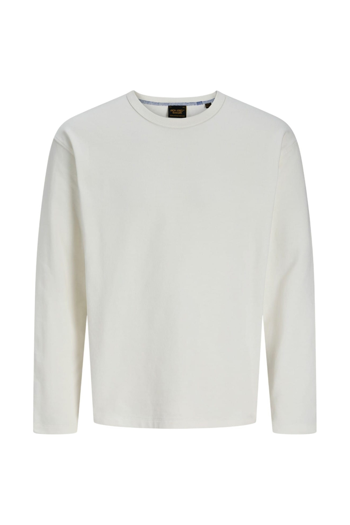 سویشرت یقه گرد مردانه سفید، طرح JJAXEL SWEAT CREW NECK جک اند جونز سویشرت Jack & Jones