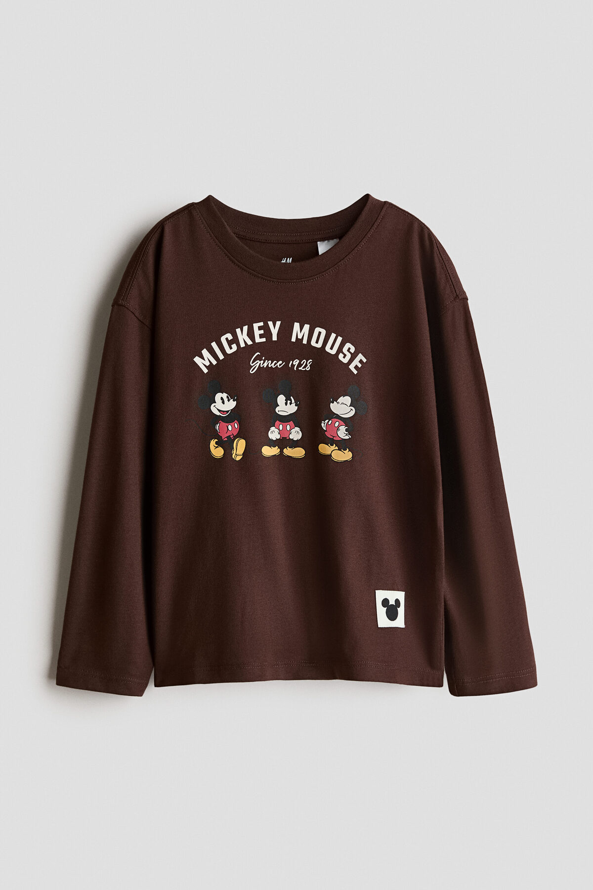 تی‌شرت آستین بلند طرح‌دار اچ اند ام تی شرت H&M