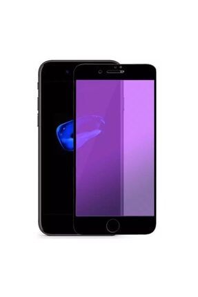 Iphone 7plus - 8plus 5d-6d Kırılmaz Temperli Cam-anti Bluray Mavi -mat Cam-(renk Siyah) İPHONE-7PLUS-8PLUS-BLUE