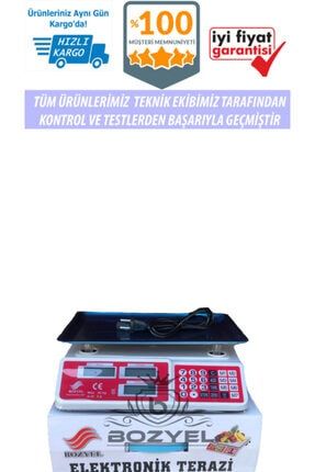 Bozyel Terazi 40 Kg Elektronik Manav Market Pazarcı Terazisi ghbv412415