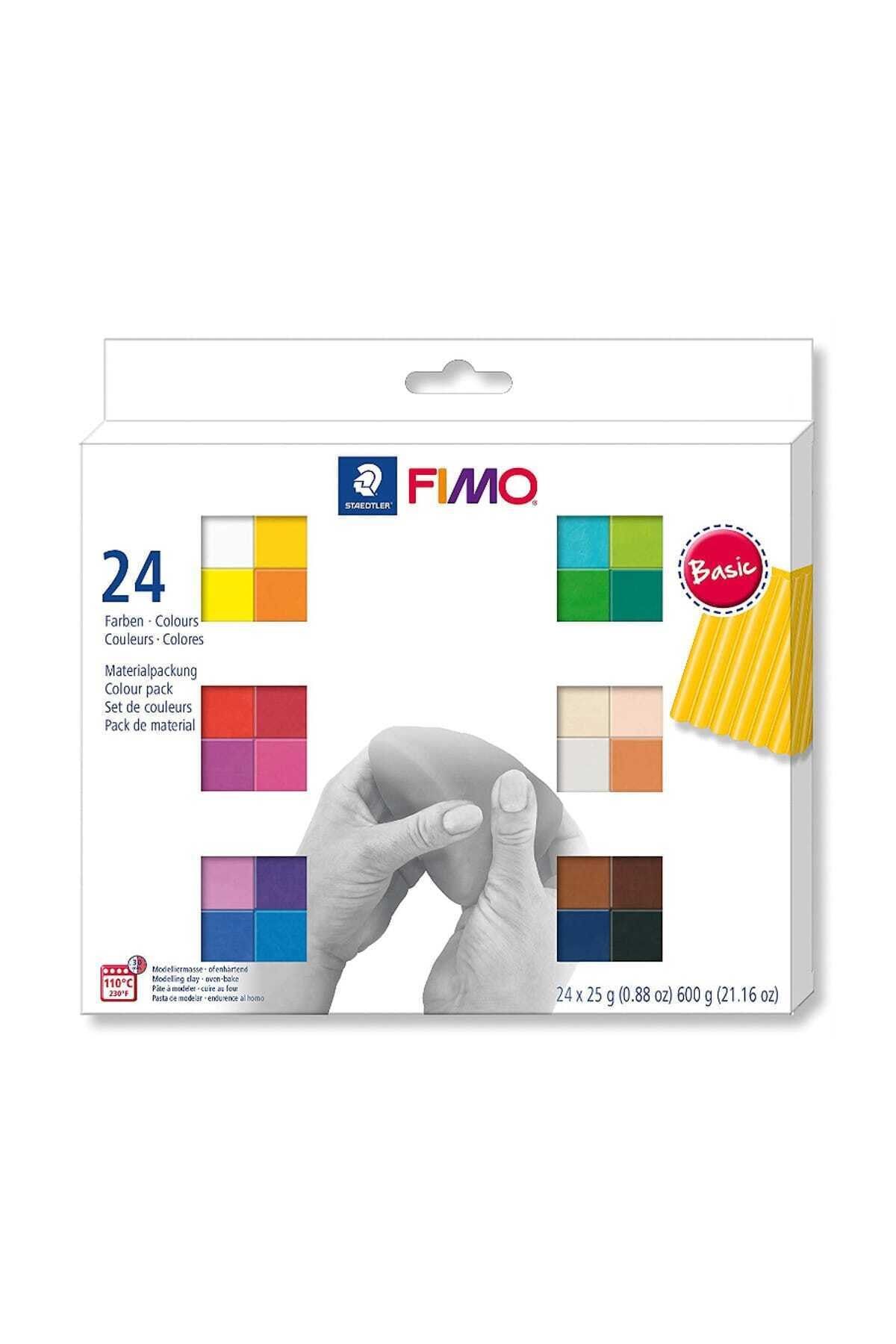 Eshel-Staedtler 8023 C24-1 Set Modeling Clay Fımo® Soft Multi Pack 25 Gram 24 Block Basic 1