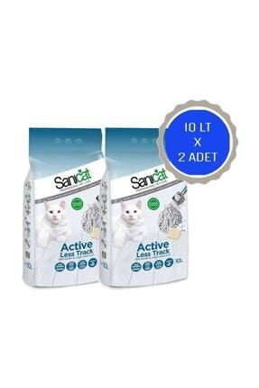 Sanicat Active Sabunlu Topaklasan Kedi Kumu Kalin 2x10 Lt